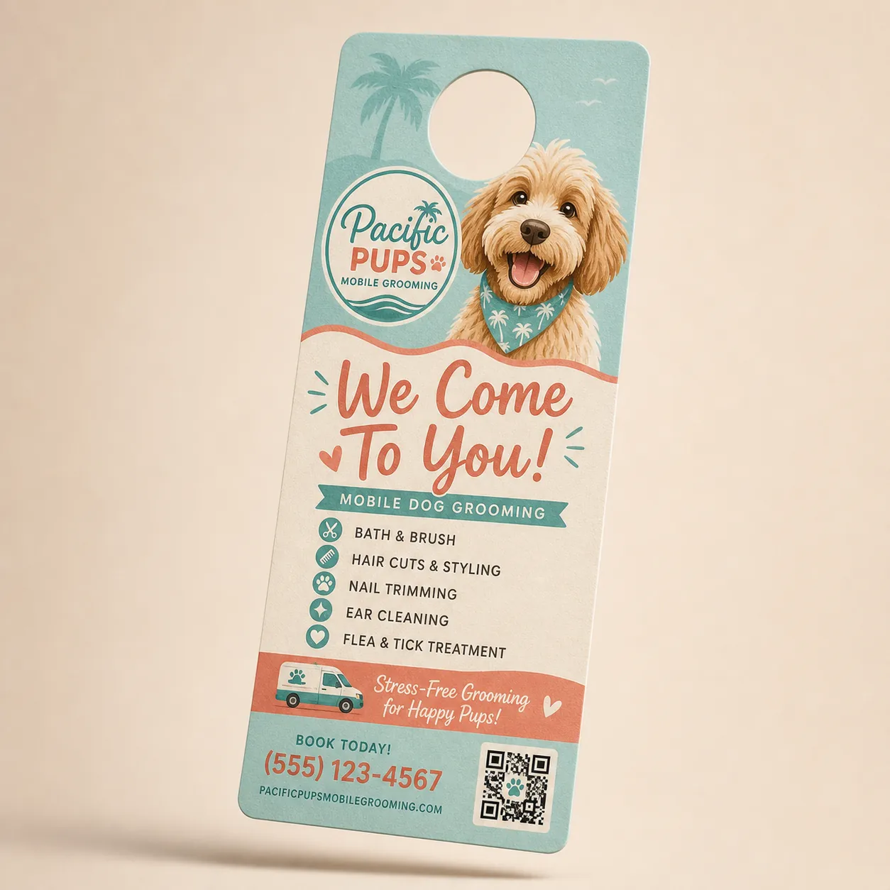 Flyers and door hangers mockup